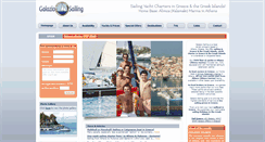 Desktop Screenshot of galaziosailing.gr