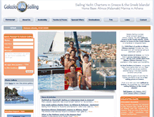 Tablet Screenshot of galaziosailing.gr